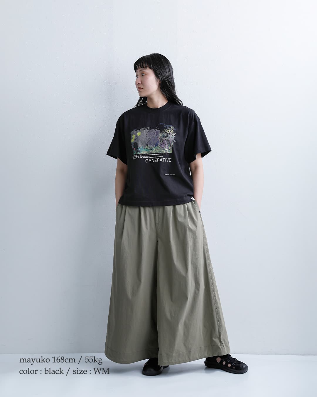 and wanderコットン グラフィックTシャツ krell color SS by MASAYOSHI SUZUKI 574-6184080