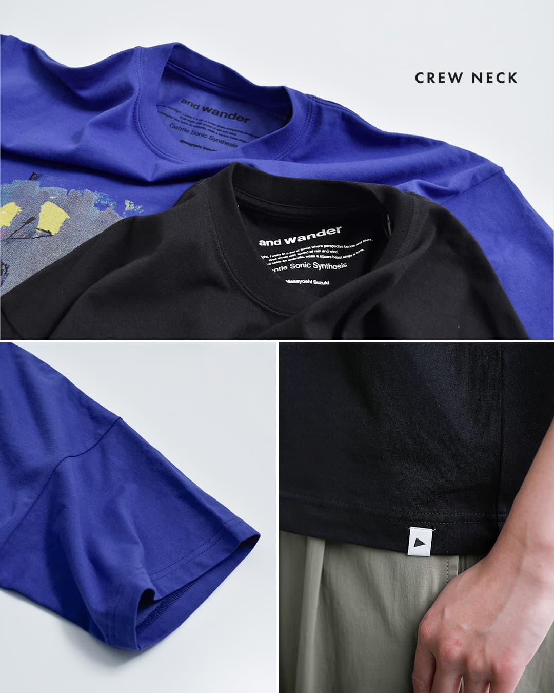 and wanderコットン グラフィックTシャツ krell color SS by MASAYOSHI SUZUKI 574-6184080