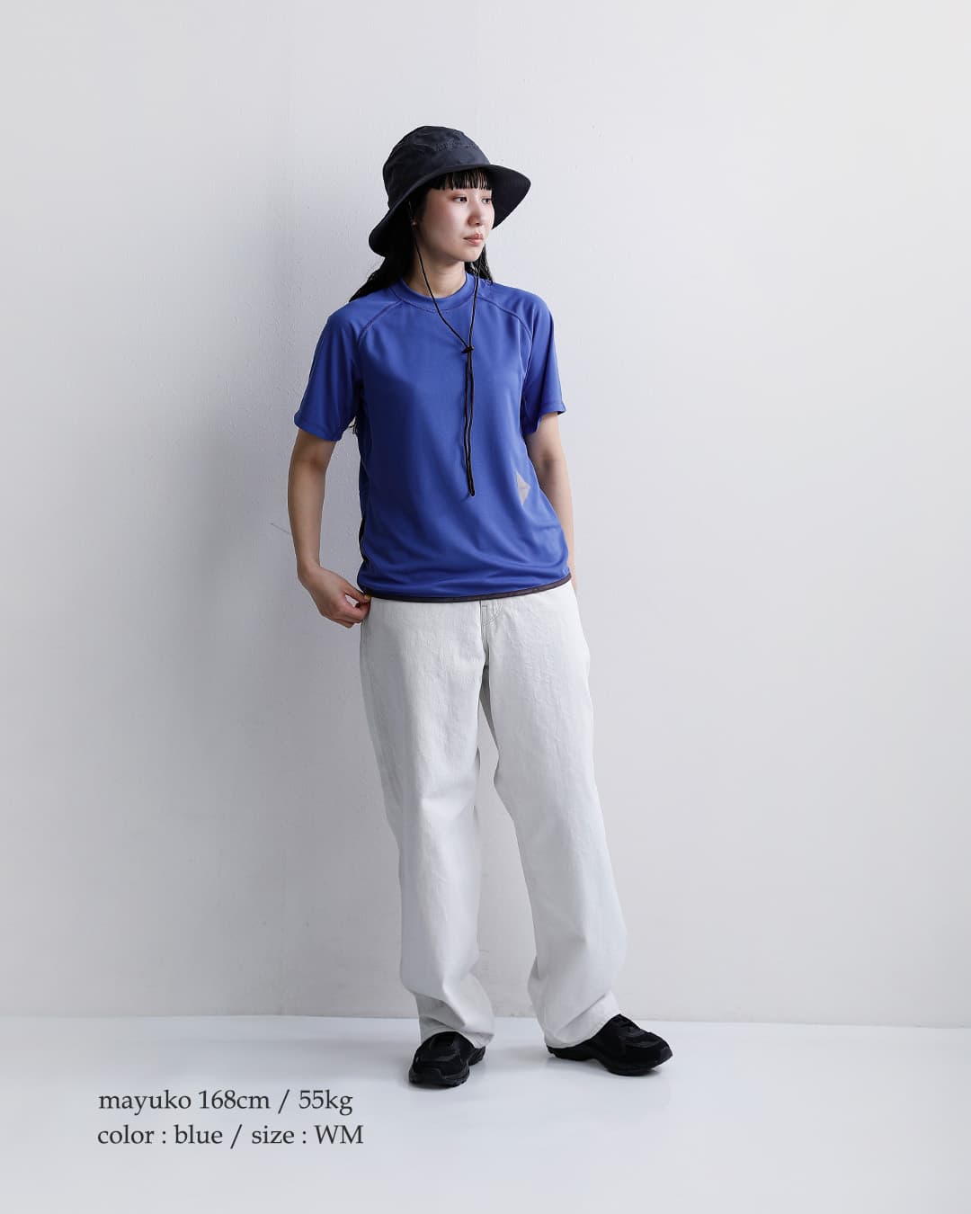 and wanderドライジャージー ラグラン 半袖Tシャツ dry jersey raglan SS T 574-6964031