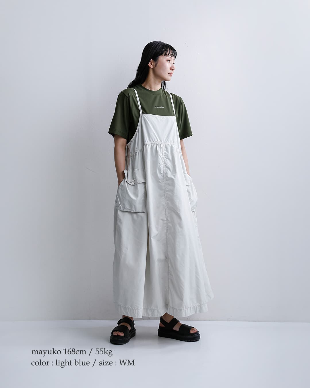and wanderドライメッシュ Tシャツ dry mesh T 574-6964035