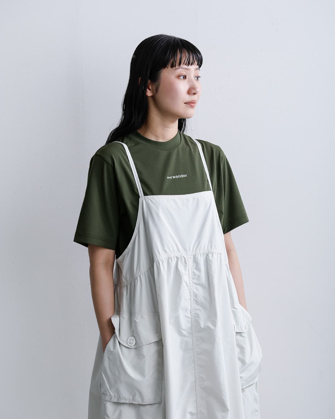 and wanderドライメッシュ Tシャツ dry mesh T 574-6964035