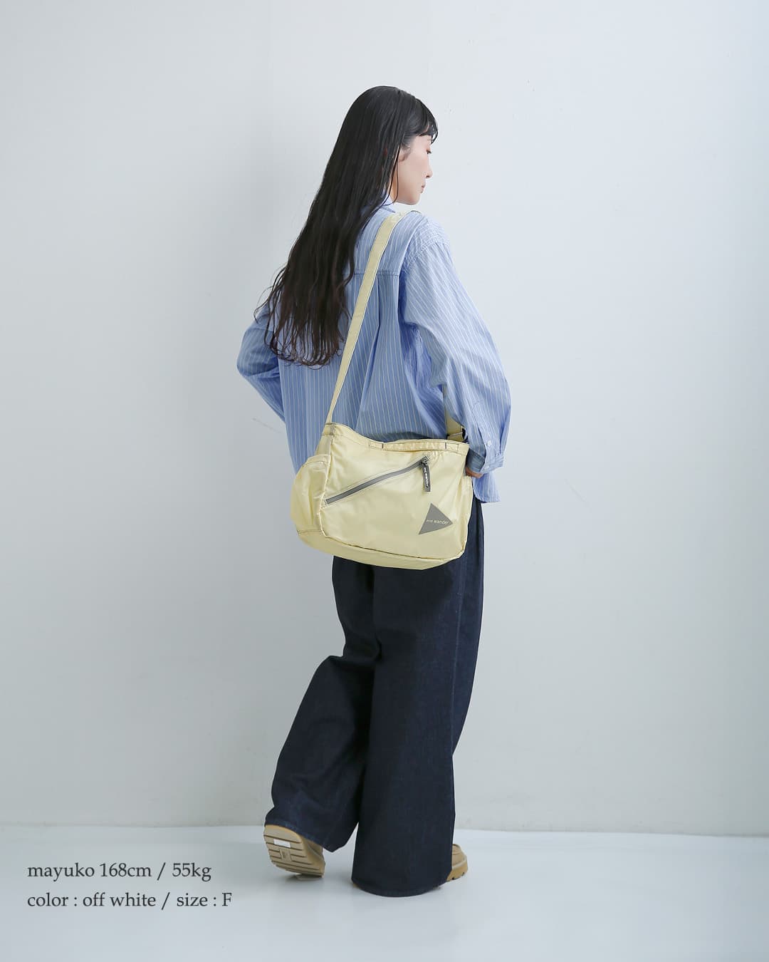 and wanderシル ショルダーバッグ sil shoulder bag 574-6985133