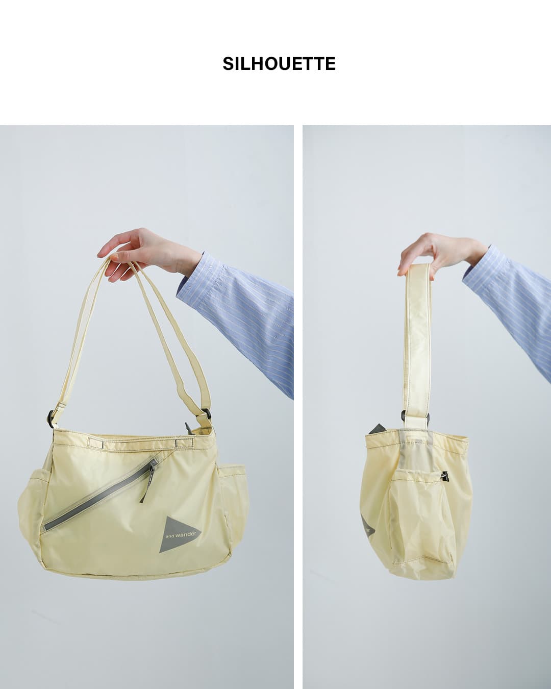 and wanderシル ショルダーバッグ sil shoulder bag 574-6985133