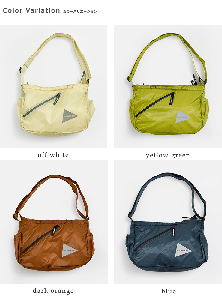 and wanderシル ショルダーバッグ sil shoulder bag 574-6985133