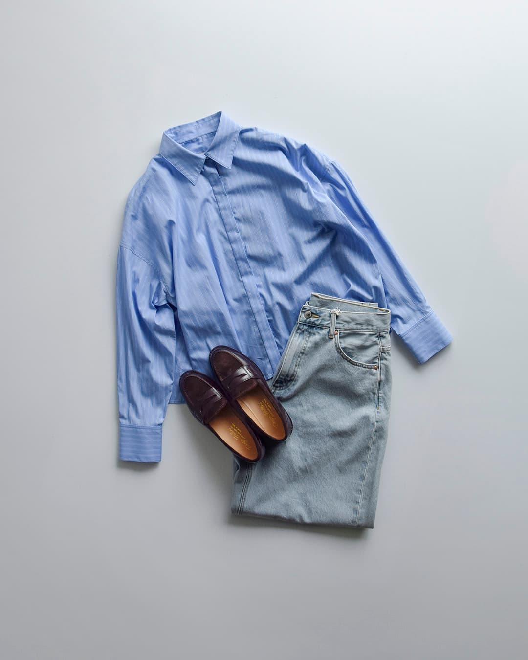 DIEGO BELLINIバッファロー×スエード コインローファー 602t