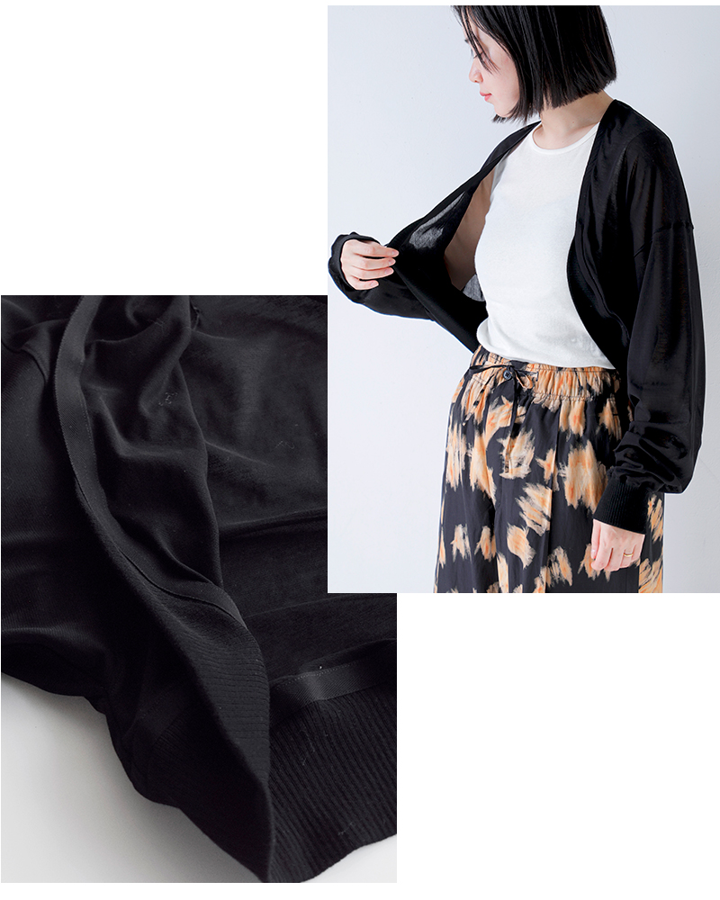 HAVERSACK(ハバーサック)コットンハードツイストドルマンカーディガン612622