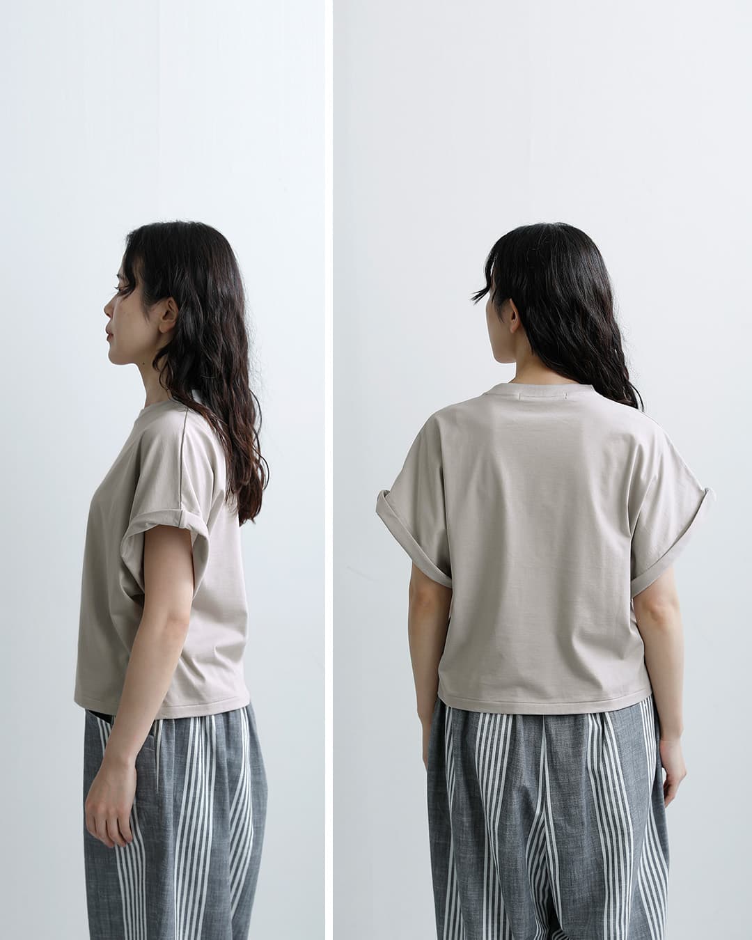HAVERSACKコットンサイロ天竺 クルーネック Tシャツ 612625