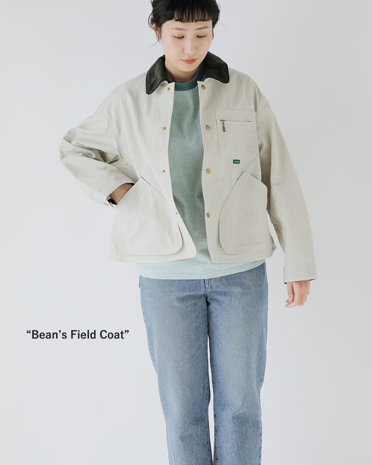 L.L.Bean撥水ライトキャンバス フィールドコート “Bean’s Field Coat” 6175-3133
