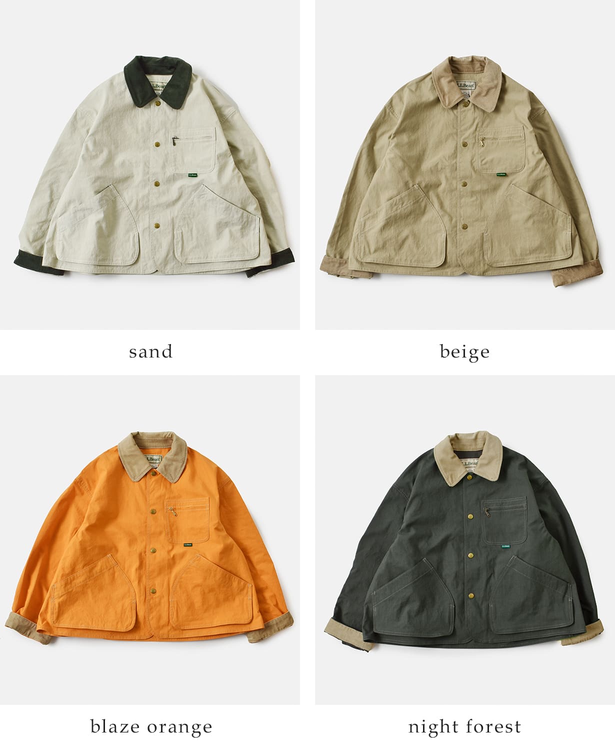 L.L.Bean撥水ライトキャンバス フィールドコート “Bean’s Field Coat” 6175-3133