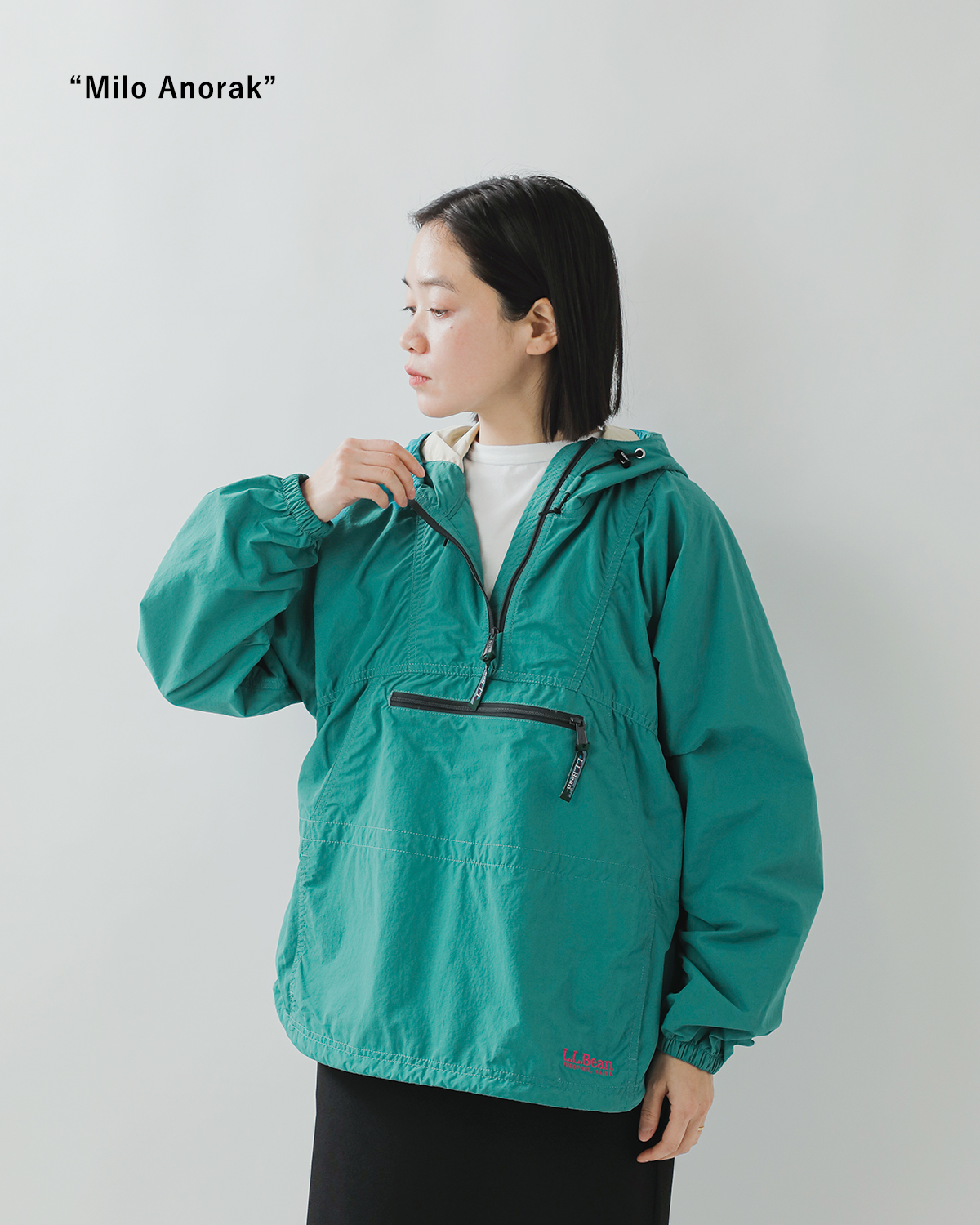 L.L.Beanミロ アノラック 撥水 プルオーバー ジャケット “Milo Anorak” 6175-3139