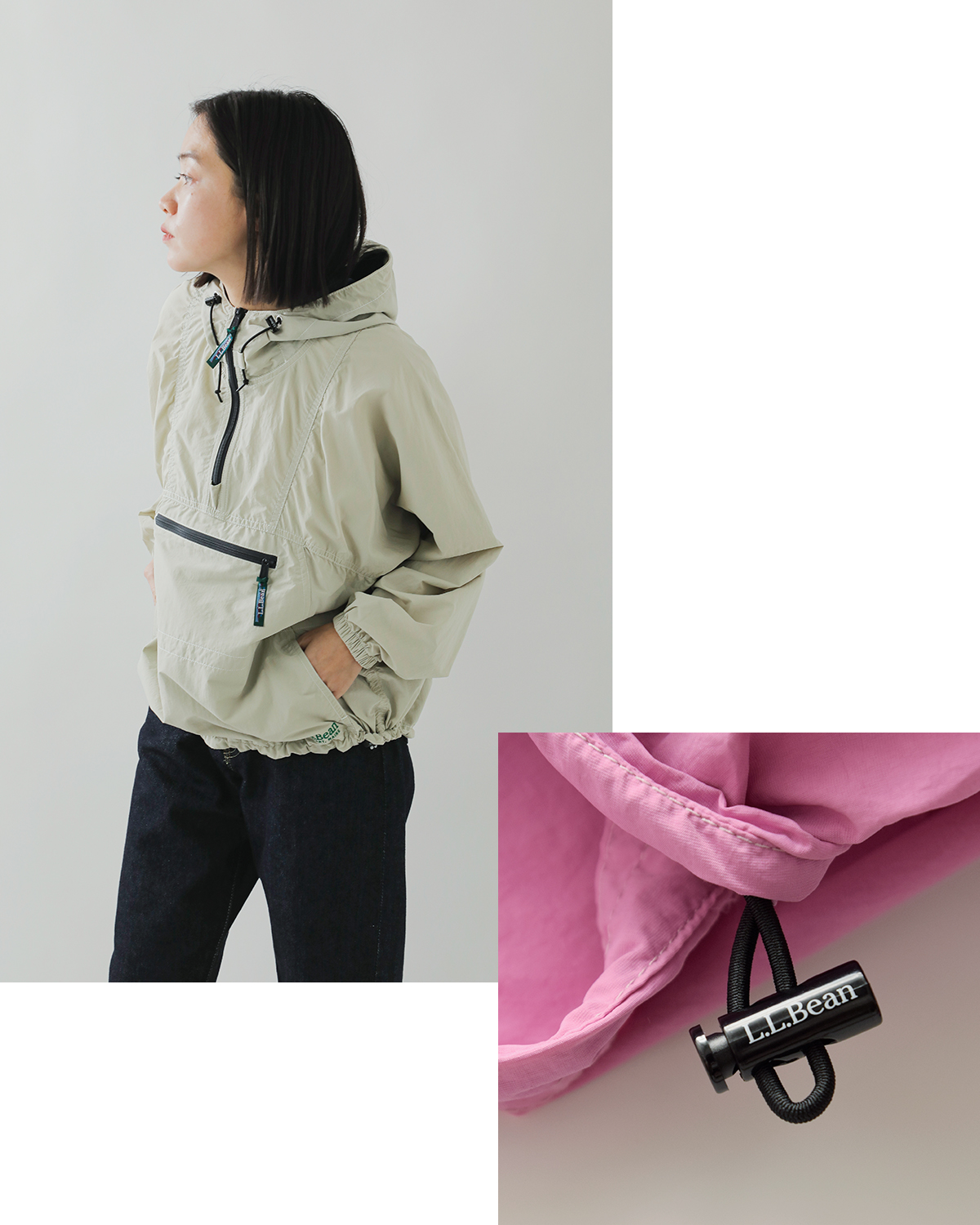 L.L.Beanミロ アノラック 撥水 プルオーバー ジャケット “Milo Anorak” 6175-3139