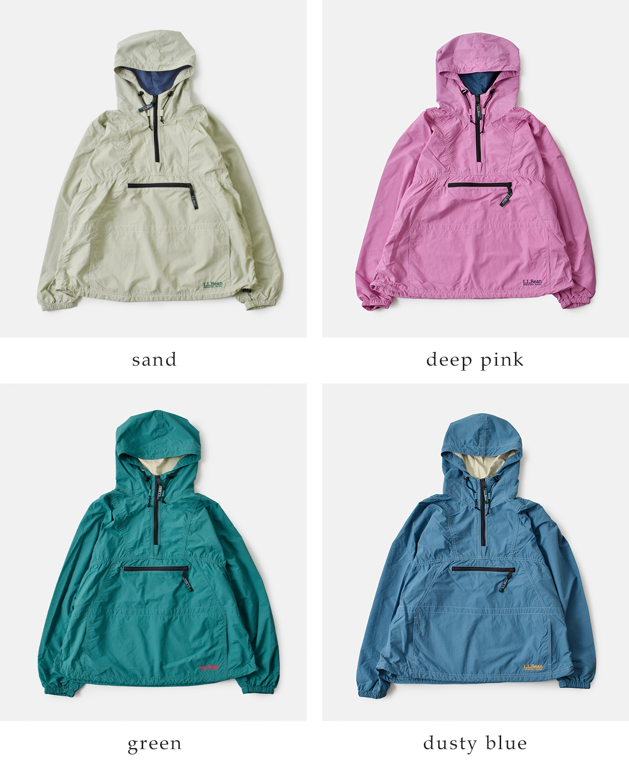 L.L.Beanミロ アノラック 撥水 プルオーバー ジャケット “Milo Anorak” 6175-3139