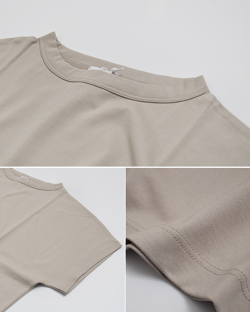 handvaerk(ハンドバーク)60/2ジャージー キャップスリーブ Tシャツ 6223