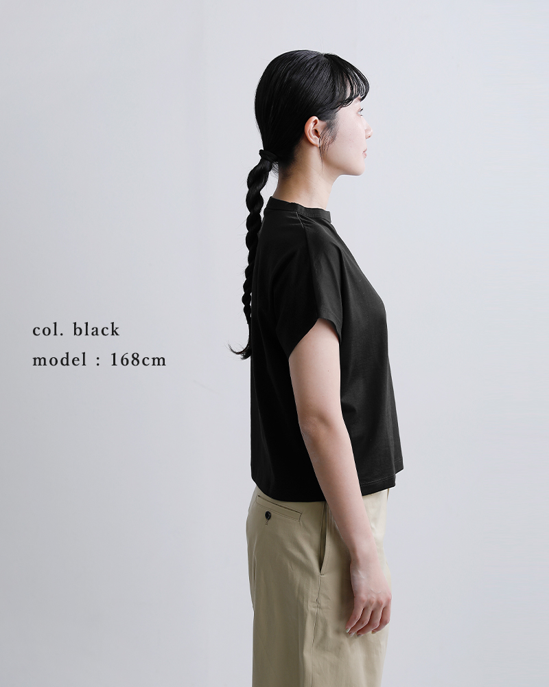 handvaerk(ハンドバーク)60/2ジャージー キャップスリーブ Tシャツ 6223