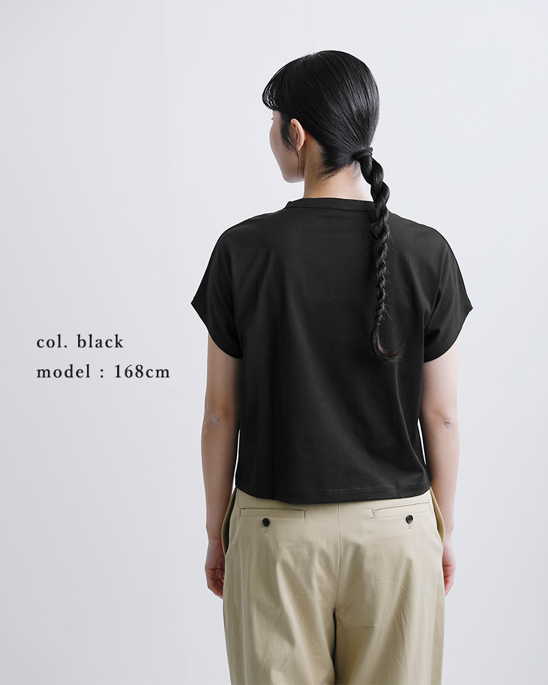 handvaerk(ハンドバーク)60/2ジャージー キャップスリーブ Tシャツ 6223