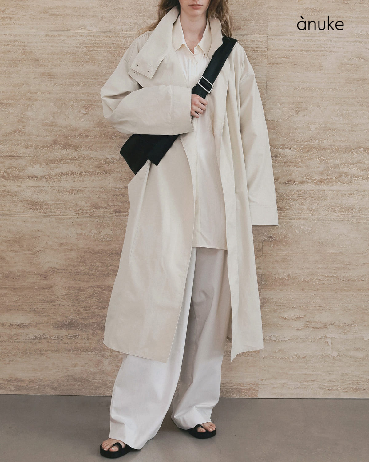 anuke(アンヌーク)スタンドカラー ロングコート Standcollar Long Coat62610002