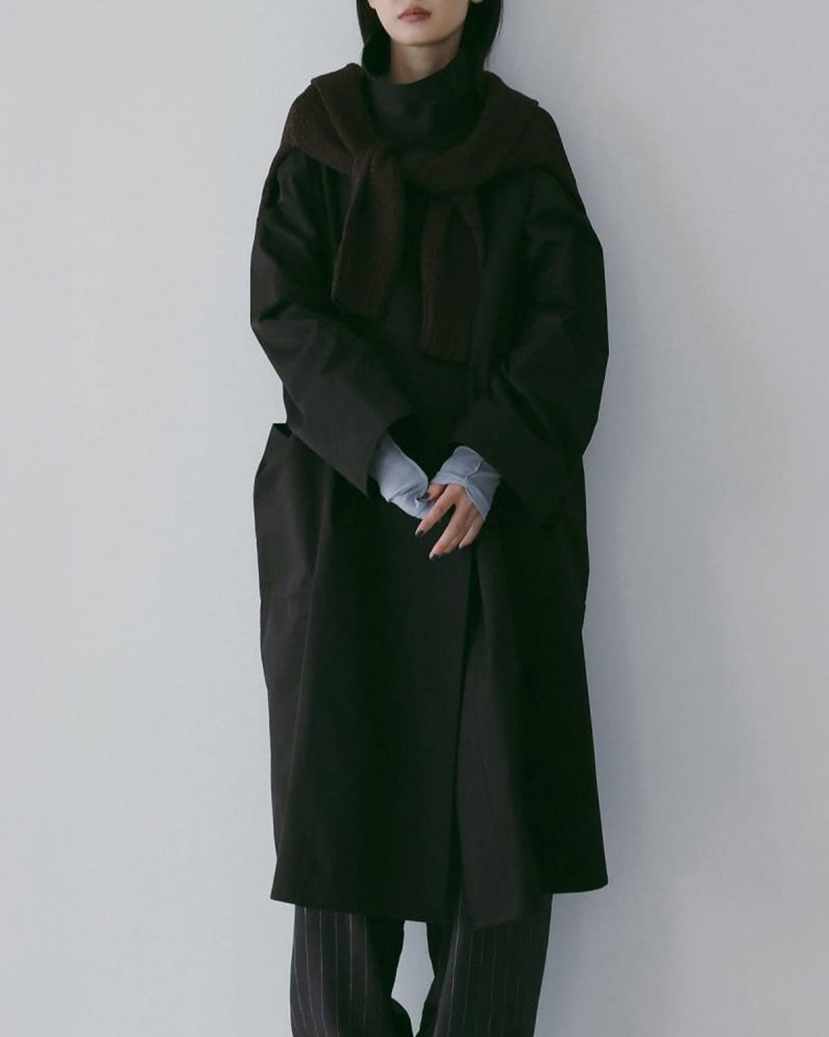 anuke(アンヌーク)スタンドカラーロングコートStandcollarLongCoat 62610002
