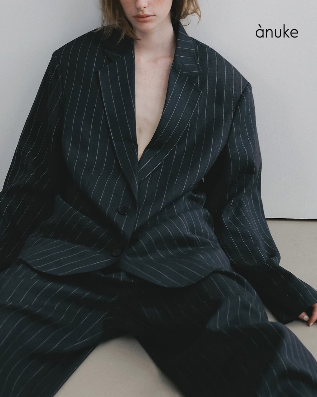 anuke(アンヌーク)オーバー リネン ジャケット Over Linen Jacket62610104