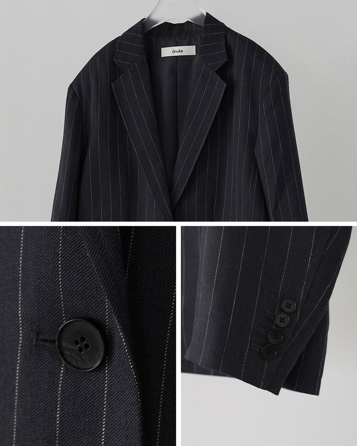 anuke(アンヌーク)オーバー リネンジャケット Over Linen Jacket 62610104