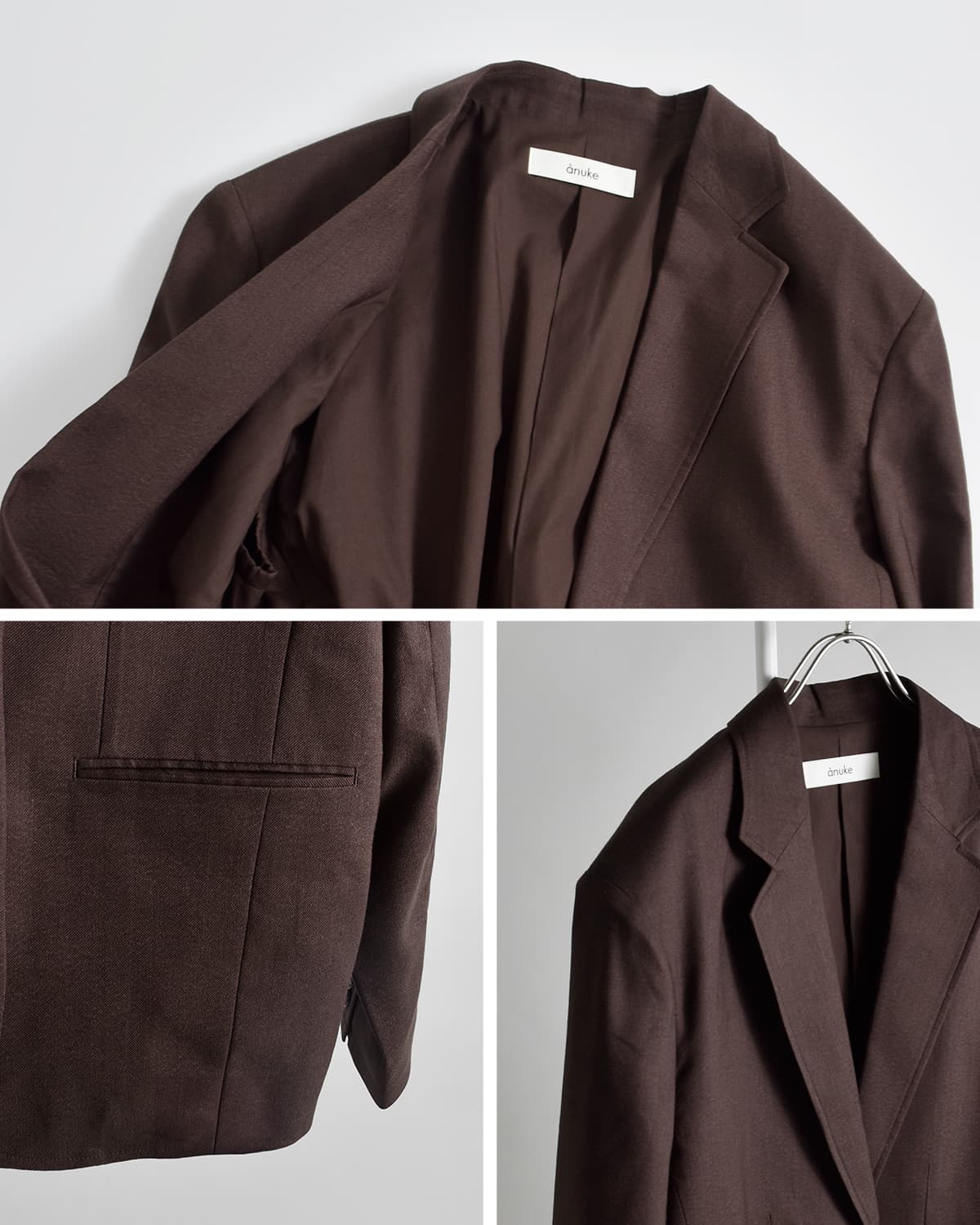 anuke(アンヌーク)オーバー リネンジャケット Over Linen Jacket 62610104