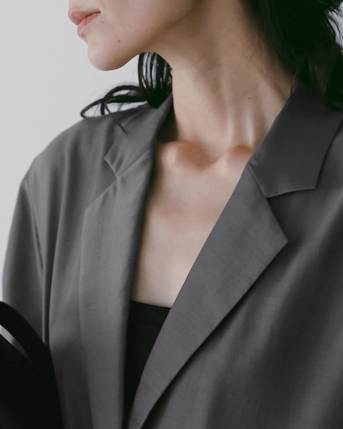 anuke(アンヌーク)シアー ハーフスリーブジャケット Sheer Halfsleeve Jacke 62610106