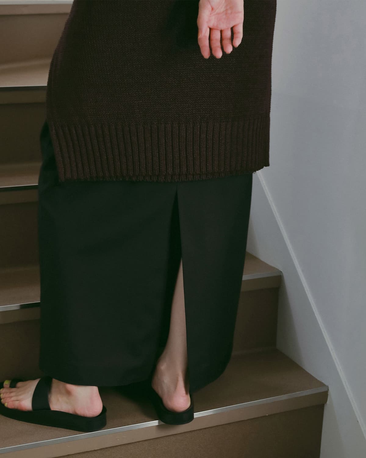 anuke(アンヌーク)ハイネックノースリーブワンピース Highneck Sleeveless Onepieace 62610314