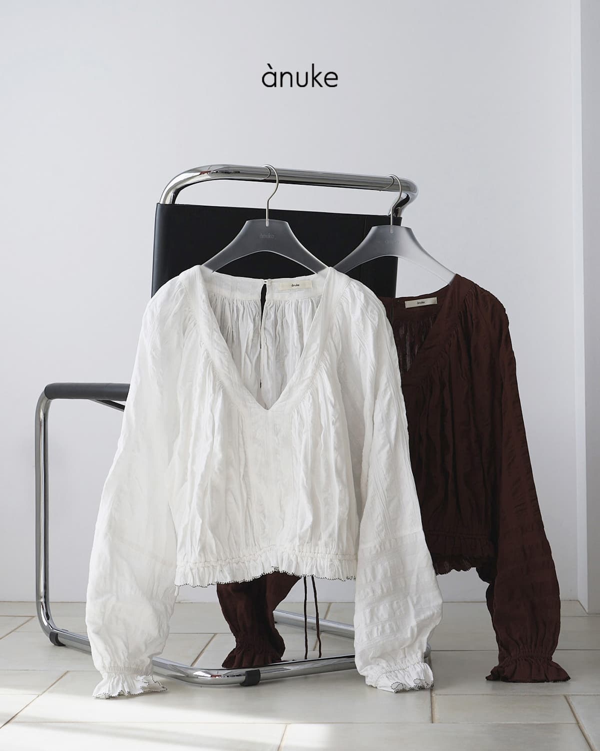 anuke(アンヌーク)ギャザー ボリューム ブラウス Gather Volume Blouse62610404