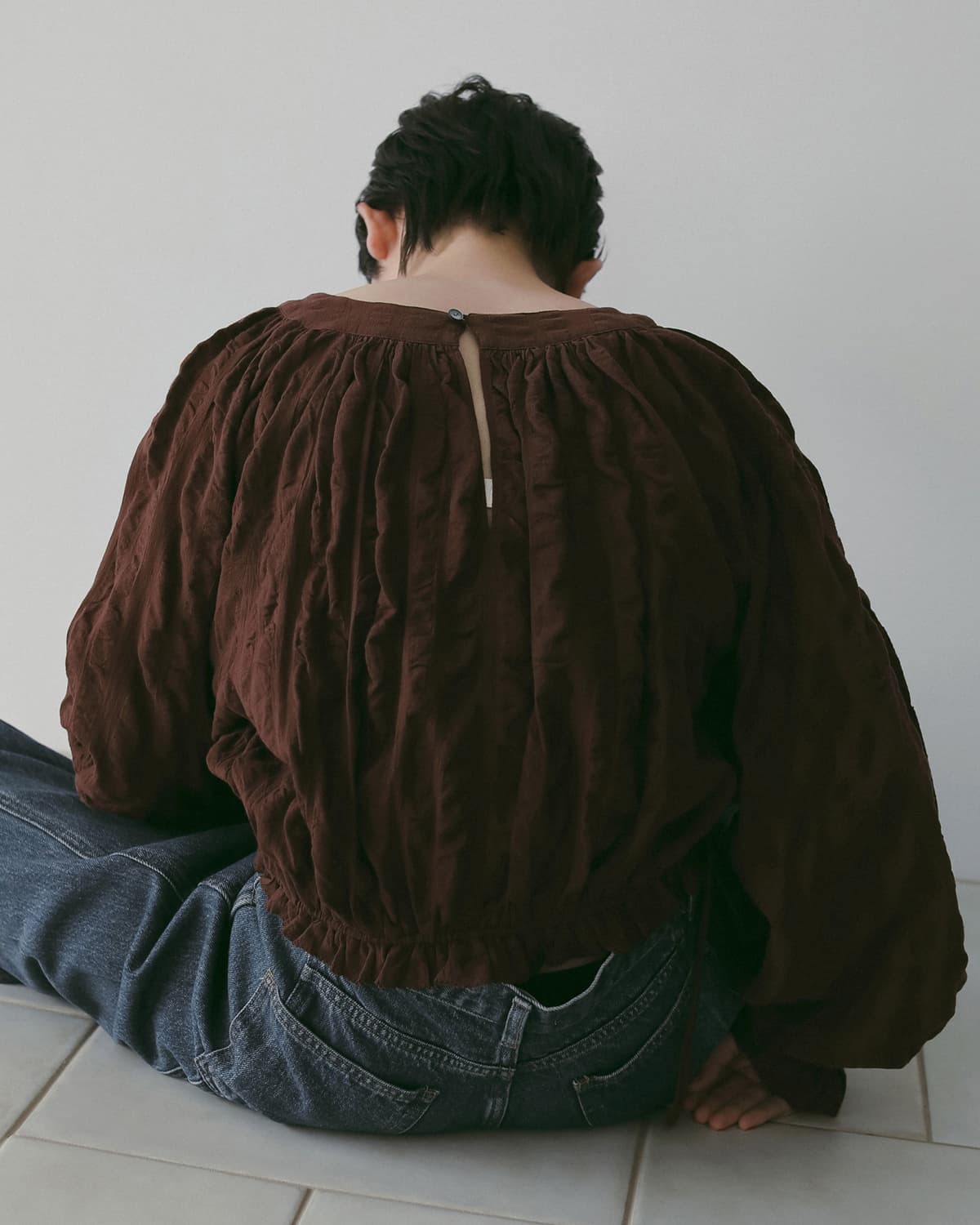 anuke(アンヌーク)ギャザー ボリュームブラウス Gather Volume Blouse 62610404