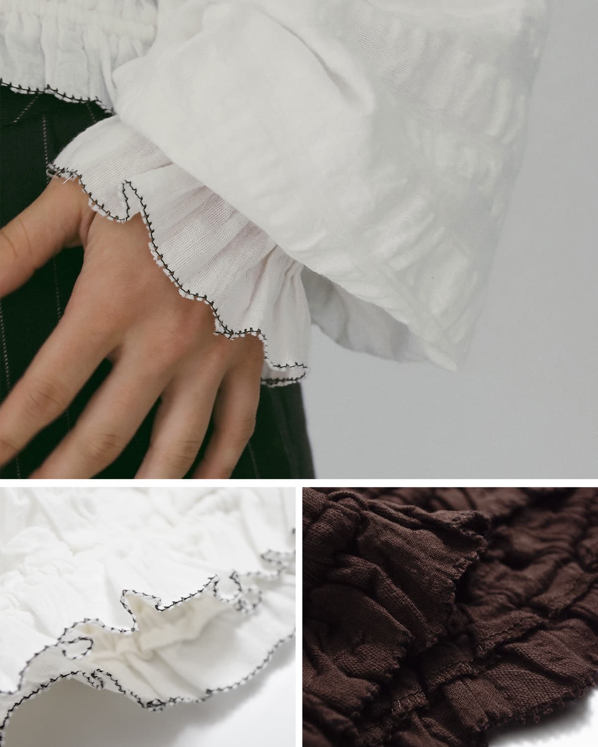 anuke(アンヌーク)ギャザー ボリュームブラウス Gather Volume Blouse 62610404