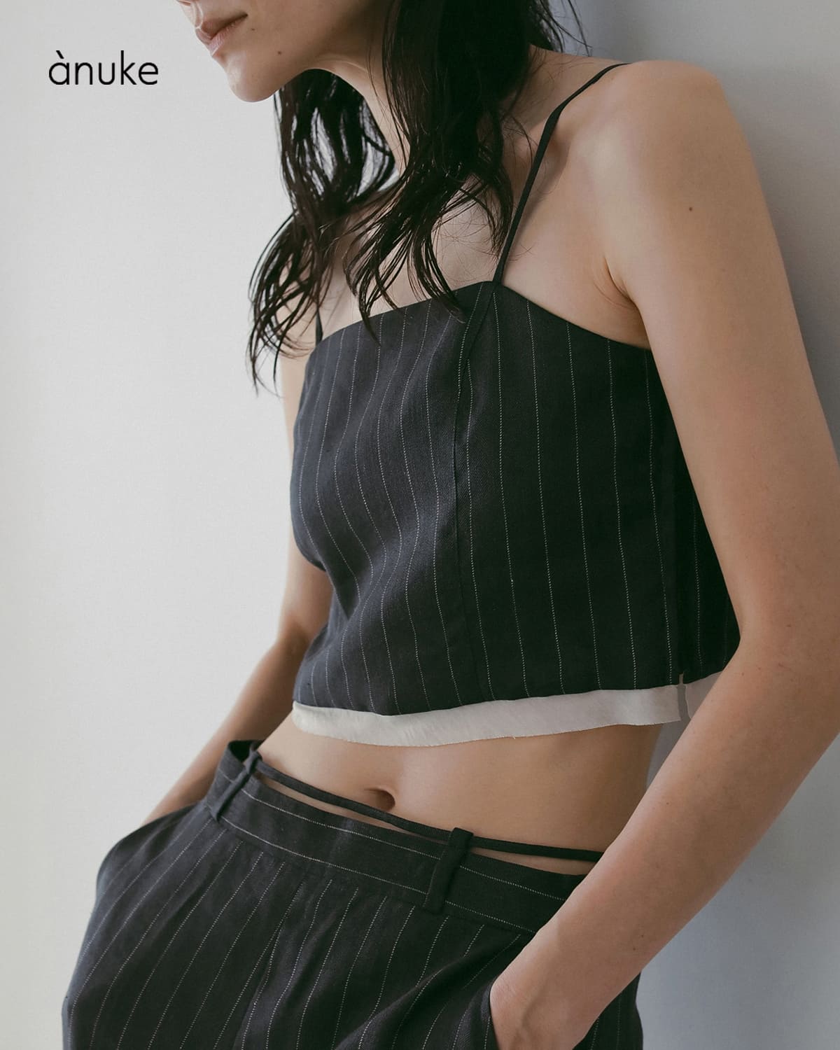 anuke(アンヌーク)リネン コンパクト キャミソール Linen Compact Camisole62610409