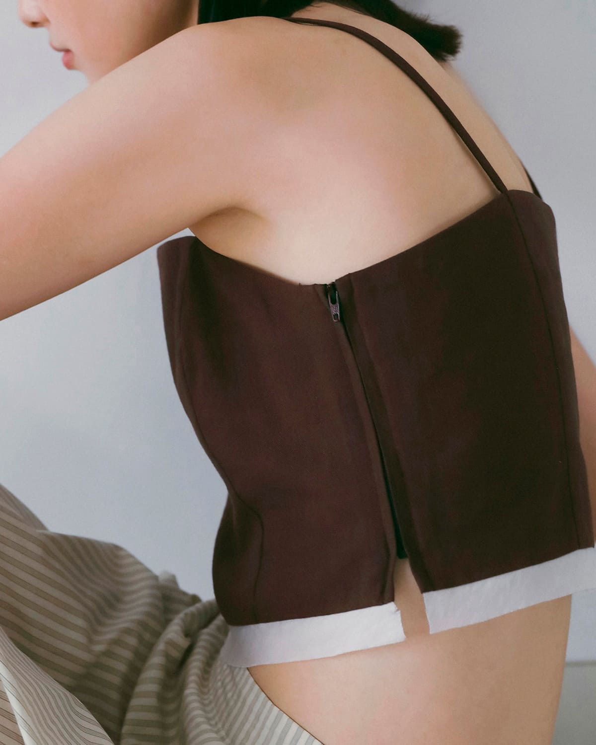 anuke(アンヌーク)リネンコンパクトキャミソール Linen Compact Camisole 62610409