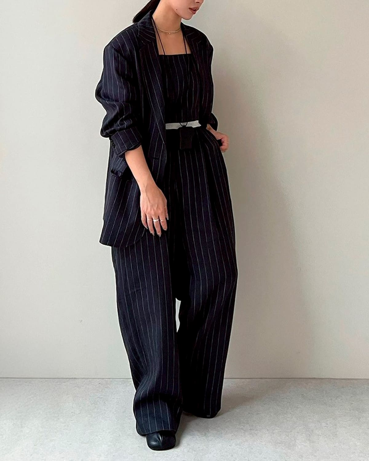 anuke(アンヌーク)リネンコンパクトキャミソール Linen Compact Camisole 62610409