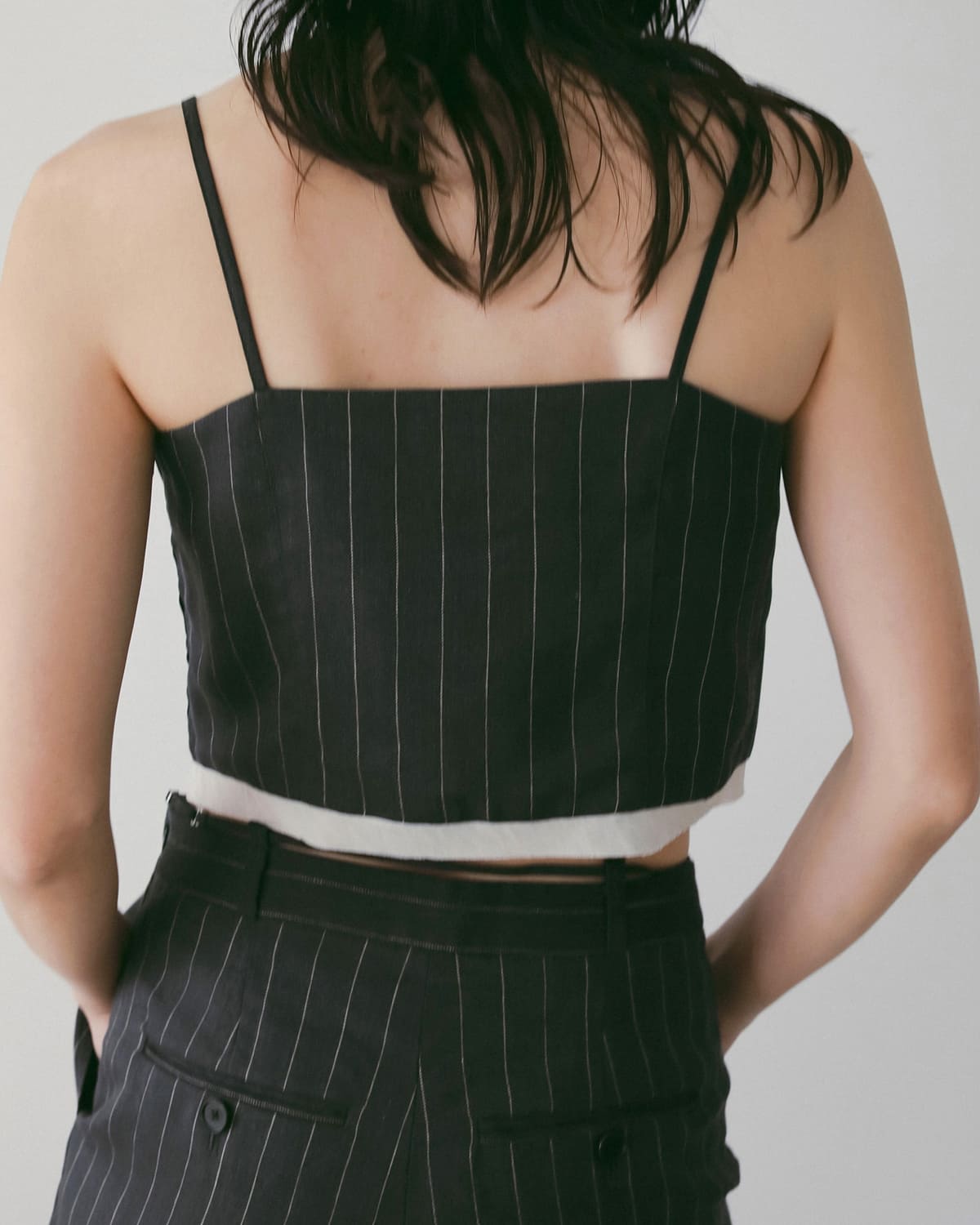 anuke(アンヌーク)リネンコンパクトキャミソール Linen Compact Camisole 62610409