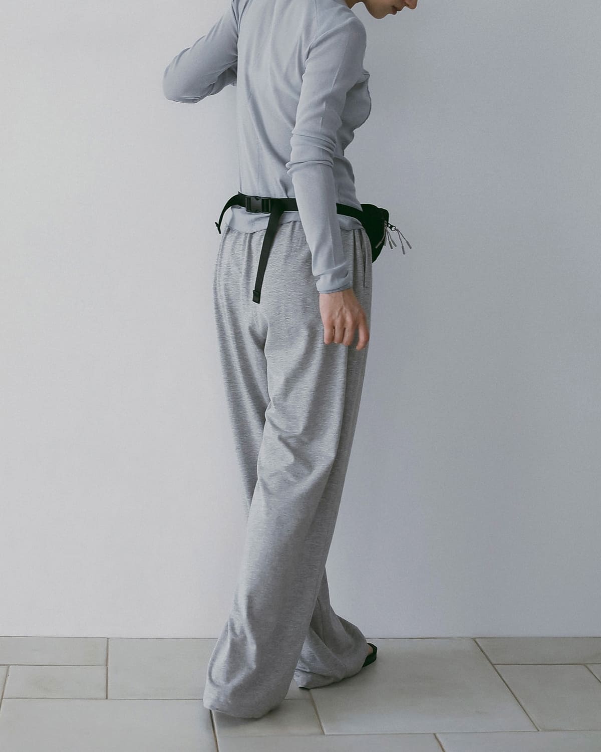 anuke(アンヌーク)コットンチュール長袖カットソー Cotton Tulle Tops 62610605