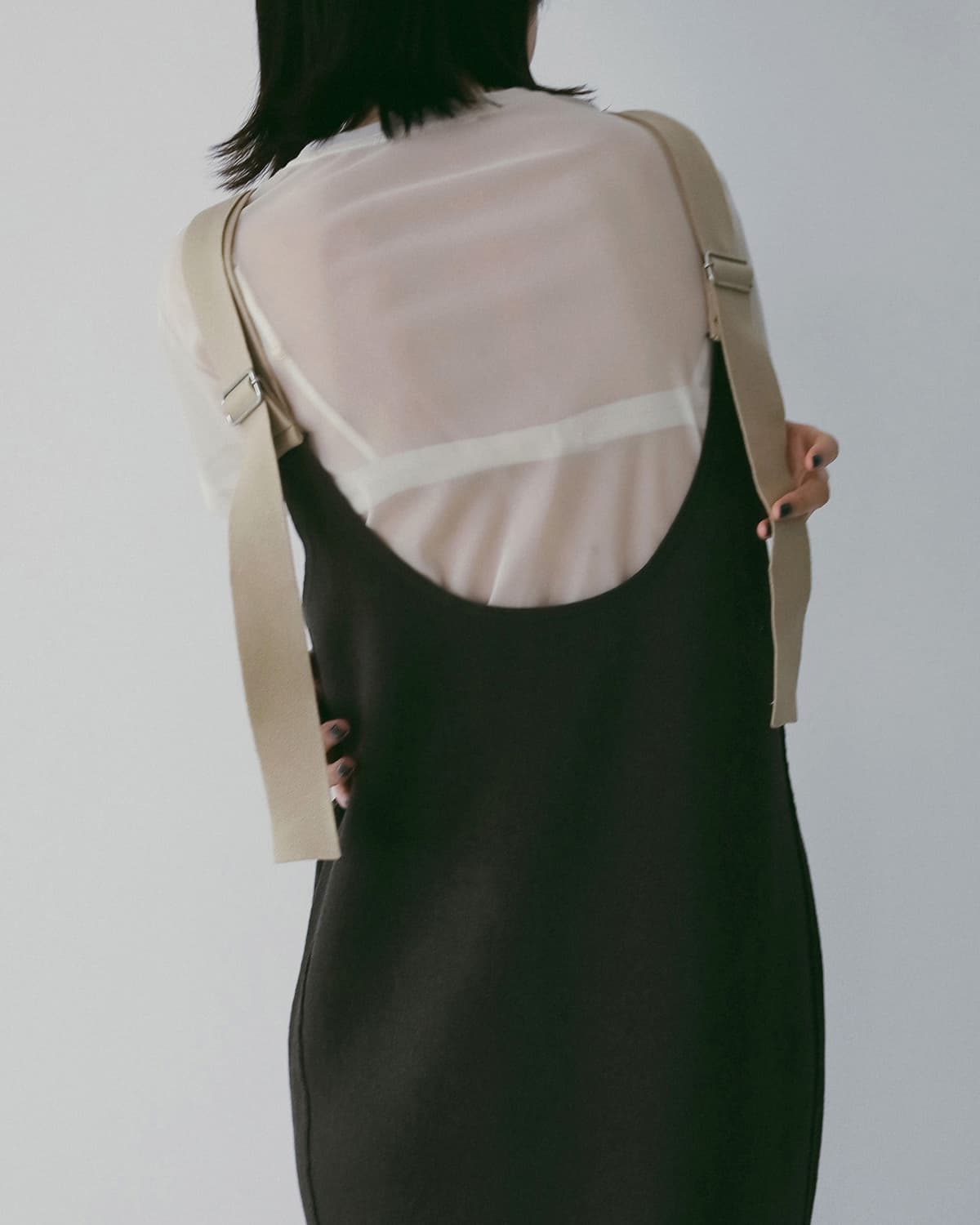 anuke(アンヌーク)シアー チュール半袖 Tシャツ Sheer Tulle T-Shirts 62610633