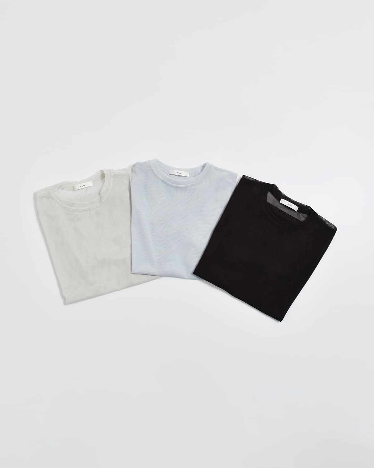 anuke(アンヌーク)シアー チュール半袖 Tシャツ Sheer Tulle T-Shirts 62610633