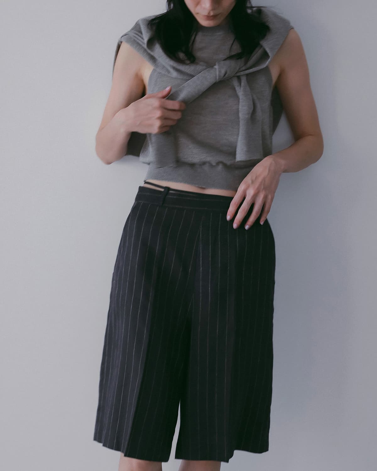 anuke(アンヌーク)リネンハーフパンツ Linen Half Pants 62610705 62610705