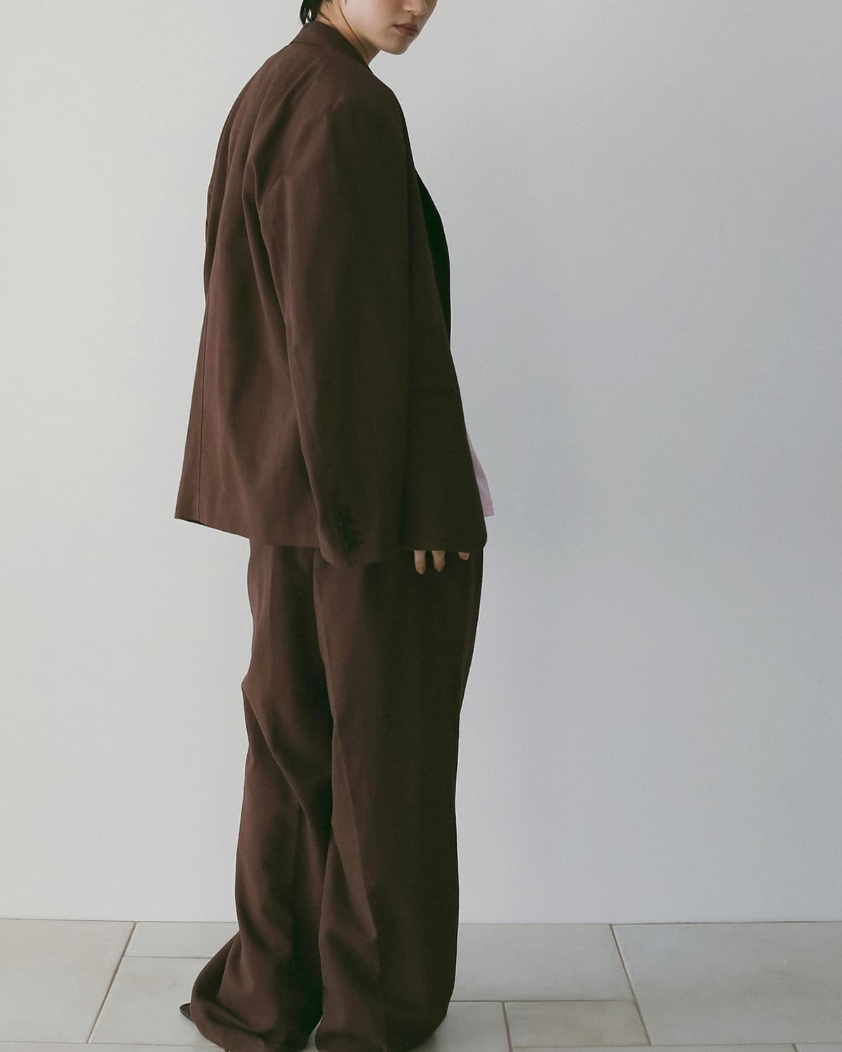 anuke(アンヌーク)リネンタックワイドパンツ Linen Tuck Pants 62610706