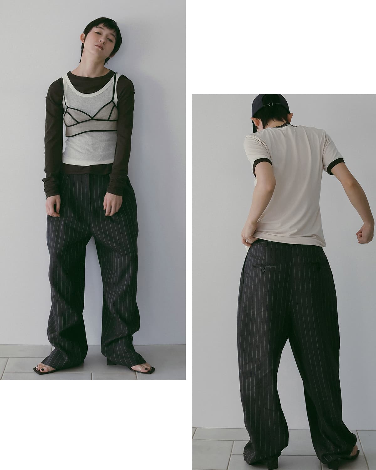anuke(アンヌーク)リネンタックワイドパンツ Linen Tuck Pants 62610706