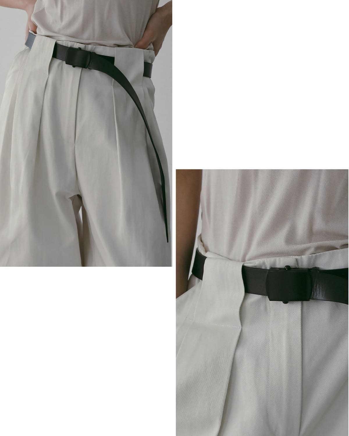 anuke(アンヌーク)ツイルタックルーズワイドパンツTwillLoosePants 62610708