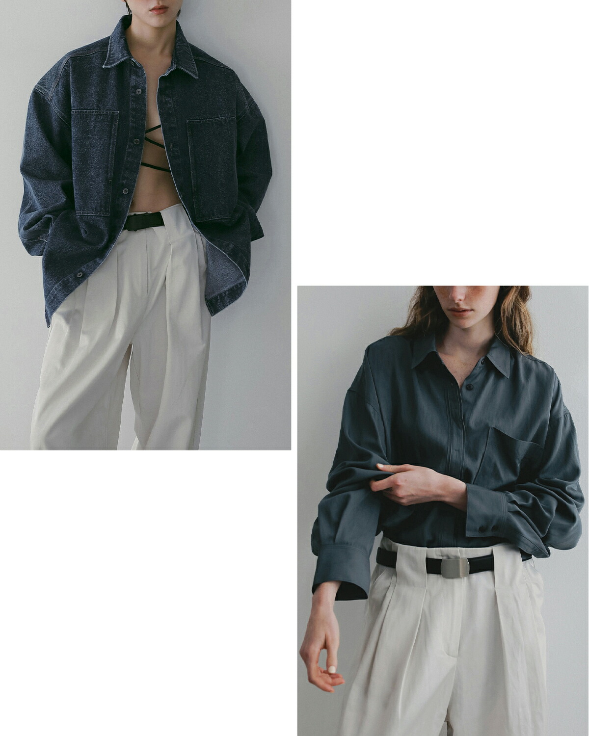 anuke(アンヌーク)ツイルタックルーズワイドパンツTwillLoosePants 62610708