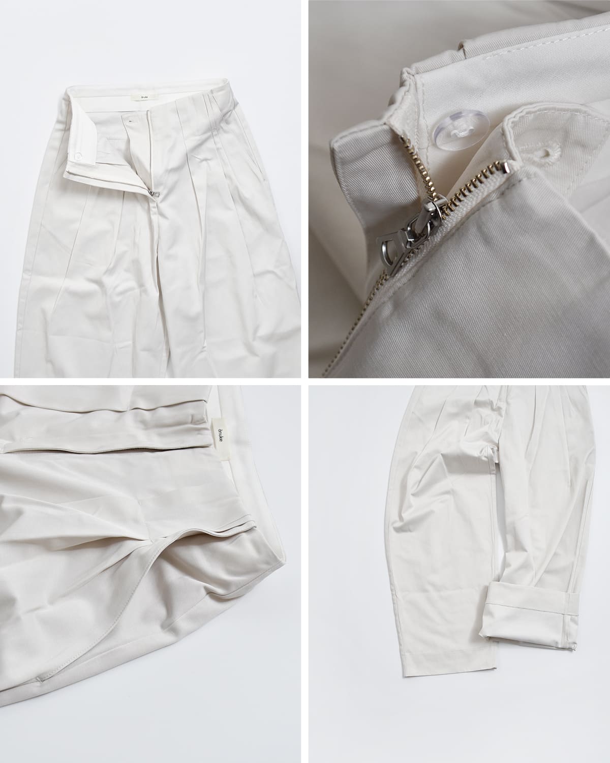 anuke(アンヌーク)ツイルタックルーズワイドパンツTwillLoosePants 62610708