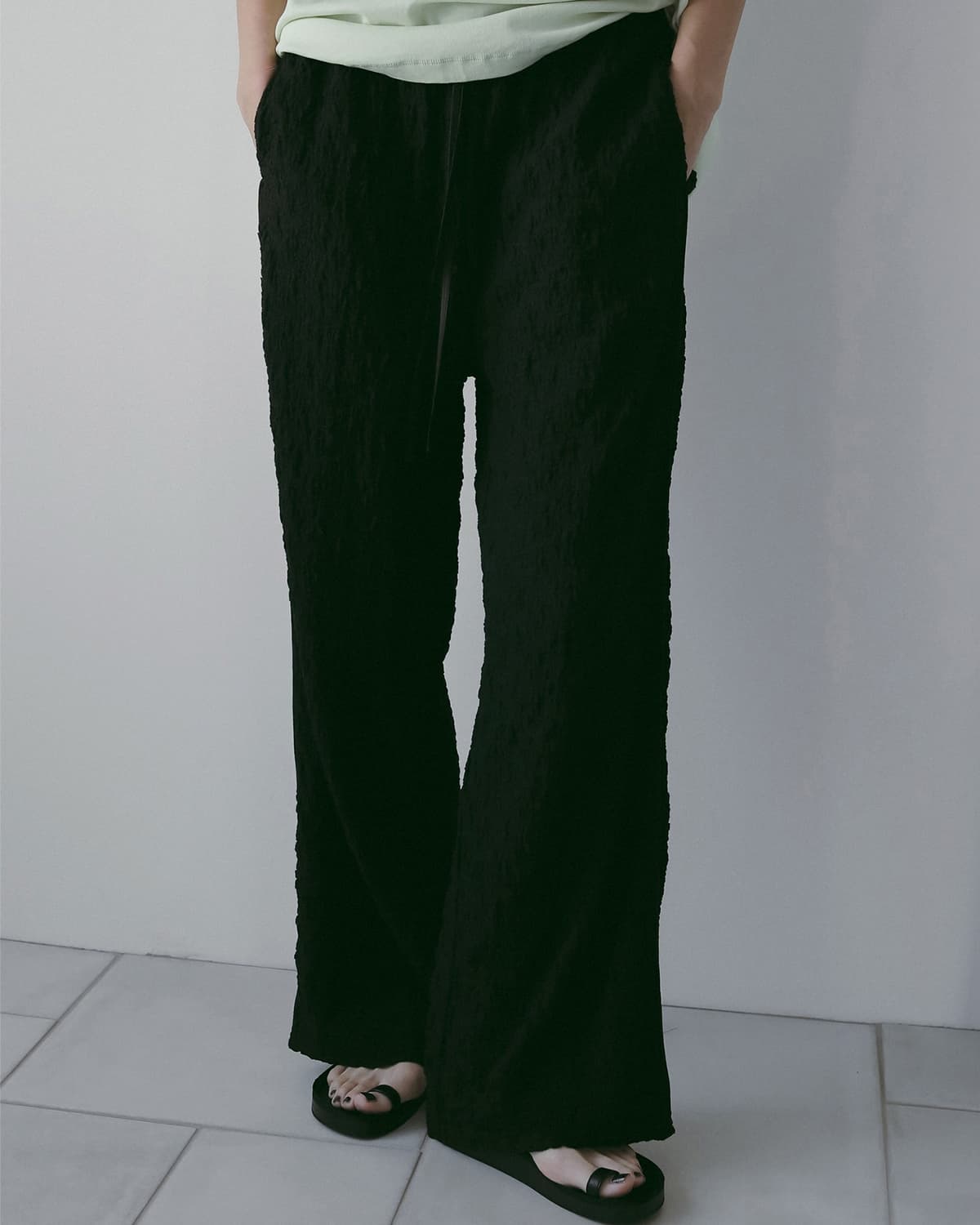 anuke(アンヌーク)シャーリングイージー パンツ Shirring Easy Pants 62610710