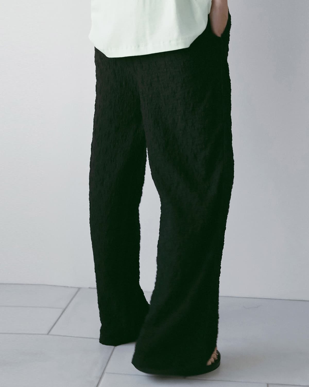 anuke(アンヌーク)シャーリングイージー パンツ Shirring Easy Pants 62610710