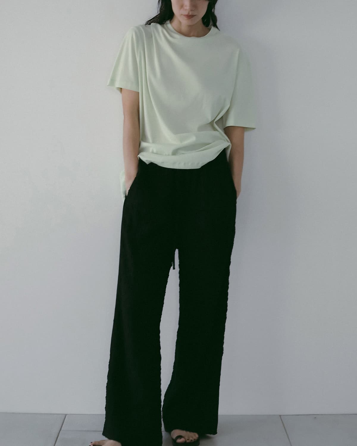anuke(アンヌーク)シャーリングイージー パンツ Shirring Easy Pants 62610710