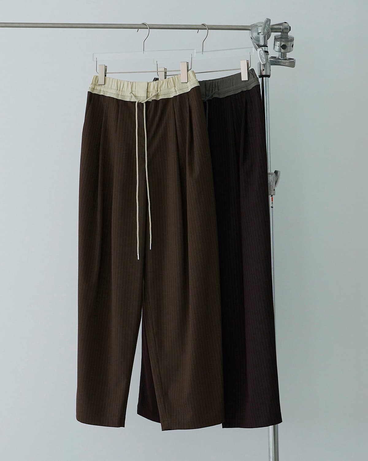 anuke(アンヌーク)バイカラー ストライプパンツ Bicolor Stripe Pants 62610713