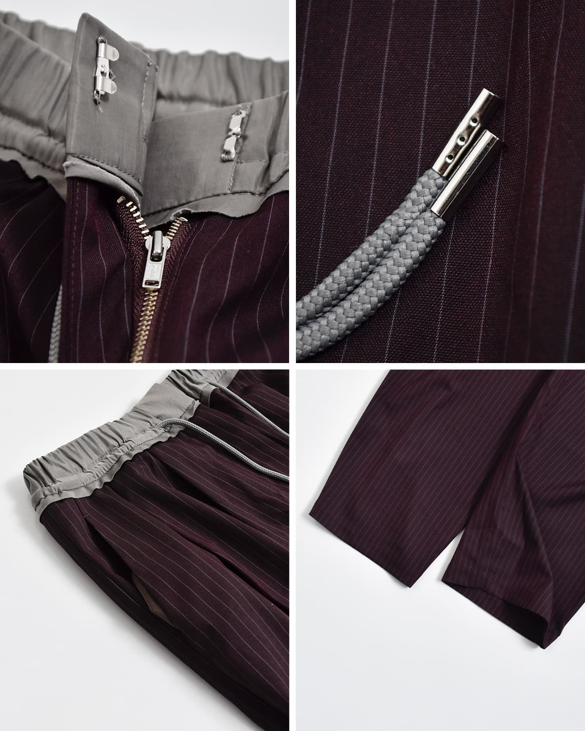 anuke(アンヌーク)バイカラー ストライプパンツ Bicolor Stripe Pants 62610713