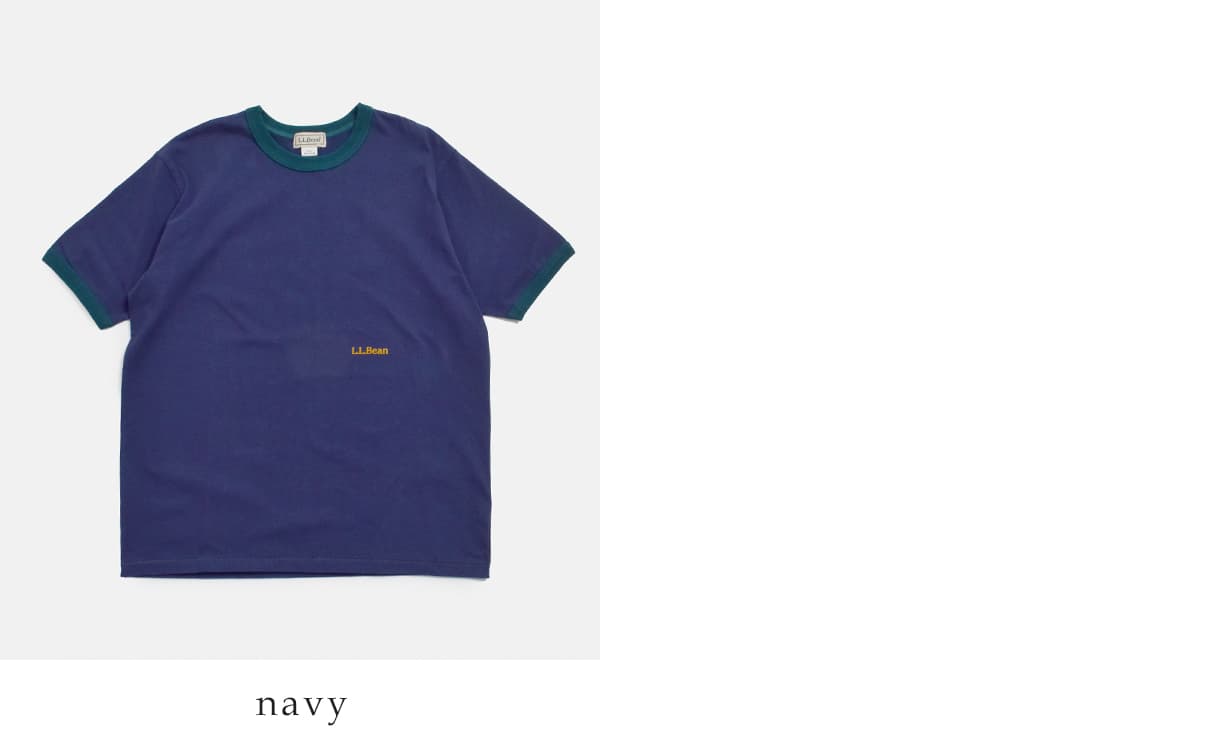 L.L.Beanコットン モリル 半袖 リンガー Tシャツ “Morrill Short Sleeve Ringer Tee” 6275-4142