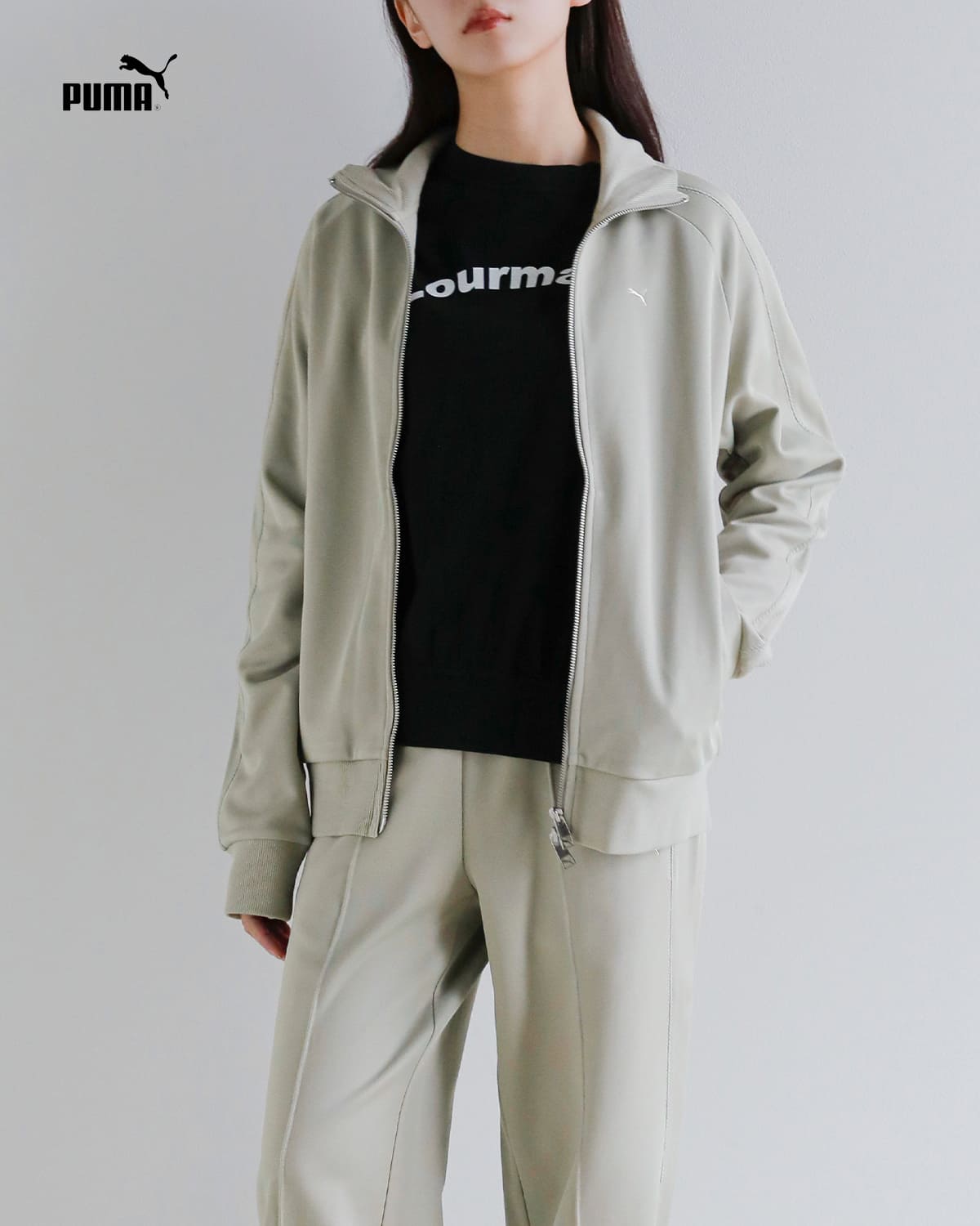 PUMA(プーマ)ベア天竺コットン トラックジャケット T7 TRACK JACKET M634714