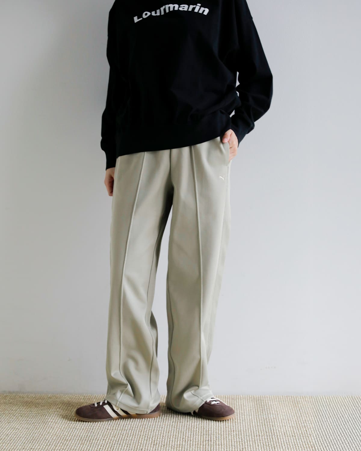 PUMA(プーマ)ベア天竺コットントラックパンツ T7 TRACK PANTS M 634715